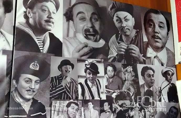 Зал в Музее театра Музкомедии, Роли Михаила Водяного