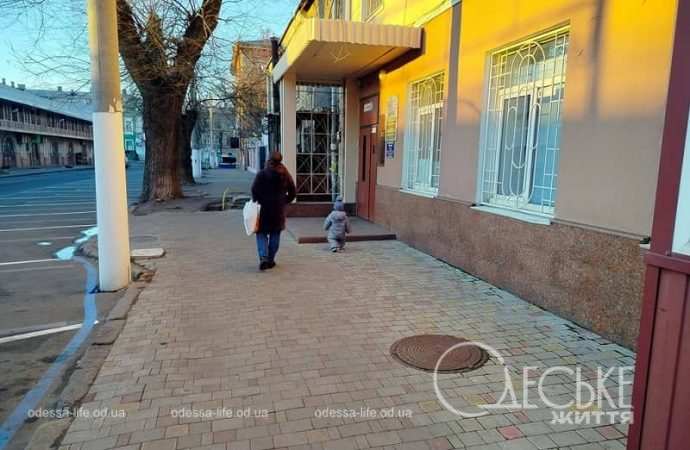 Центр Одессы 1 января, людей мало