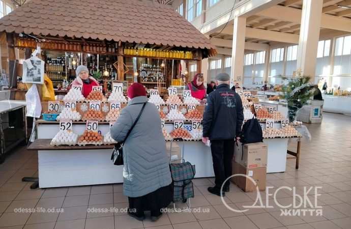 Цены на яйца на Привозе, январь 2025