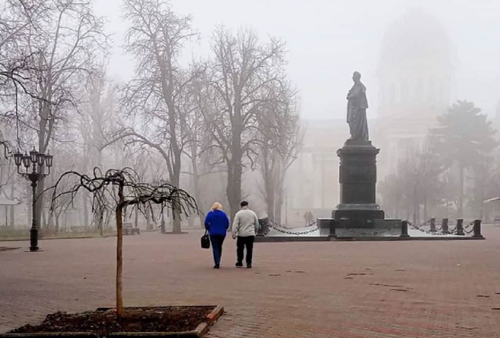 В Одессе туман