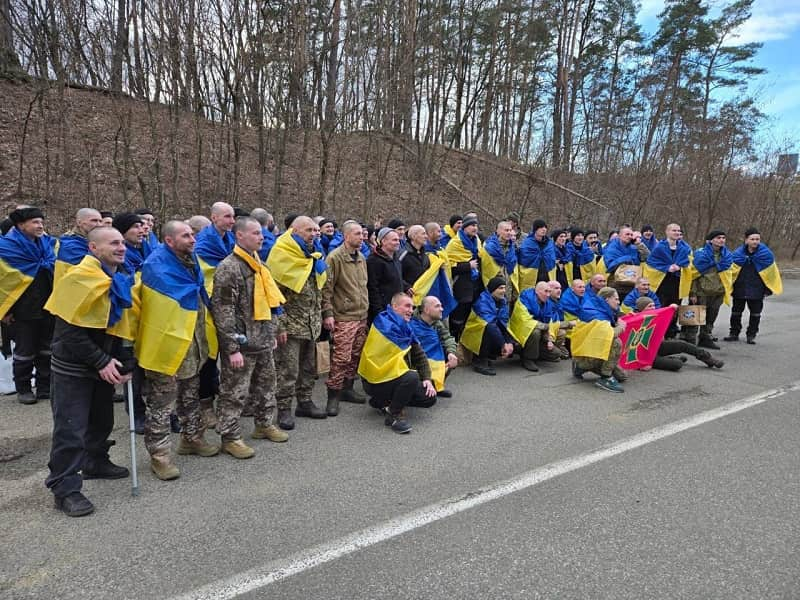 Повернення військовополонених, 19 березня 2025, всього повернуто 197 осіб