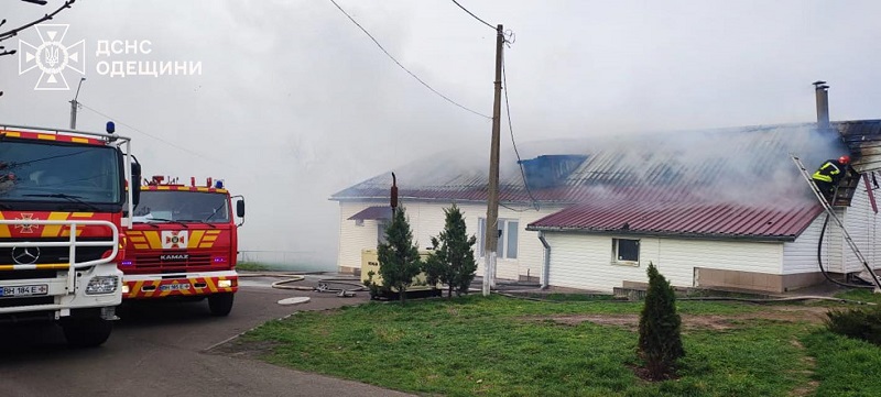 Пожежа під Одесою, горів інтернат