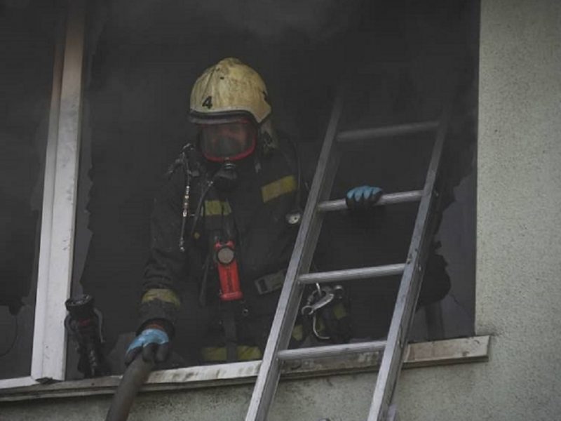 Пожар в одесском швейном цехе