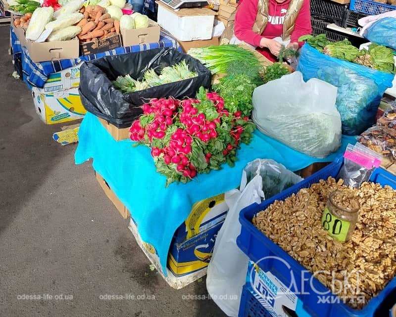 Одесский Привоз в марте, редиска