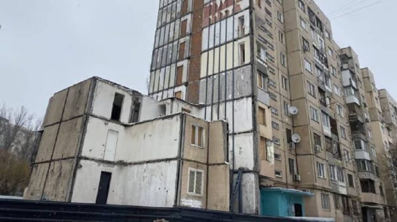 Одесский дом, разрушенным дроном