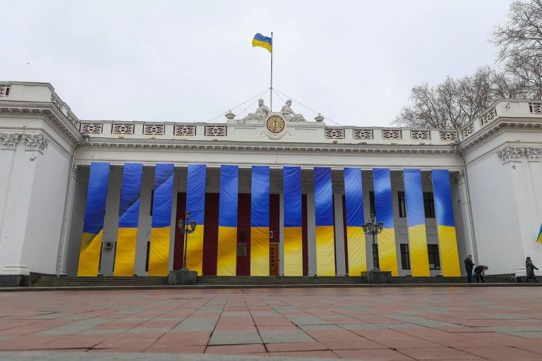 Здание Одесского горсовета на Биржевой площади