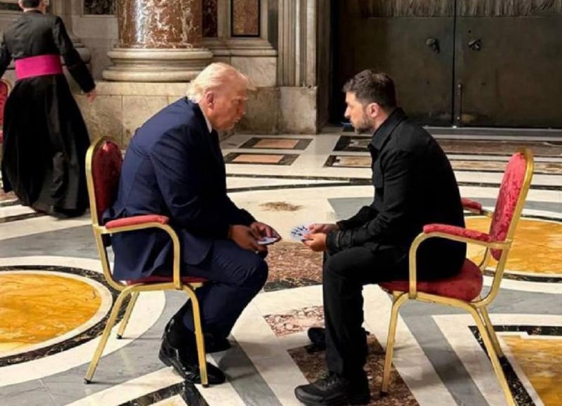 Встреча Зеленского и Трампа в шутках и мемах
