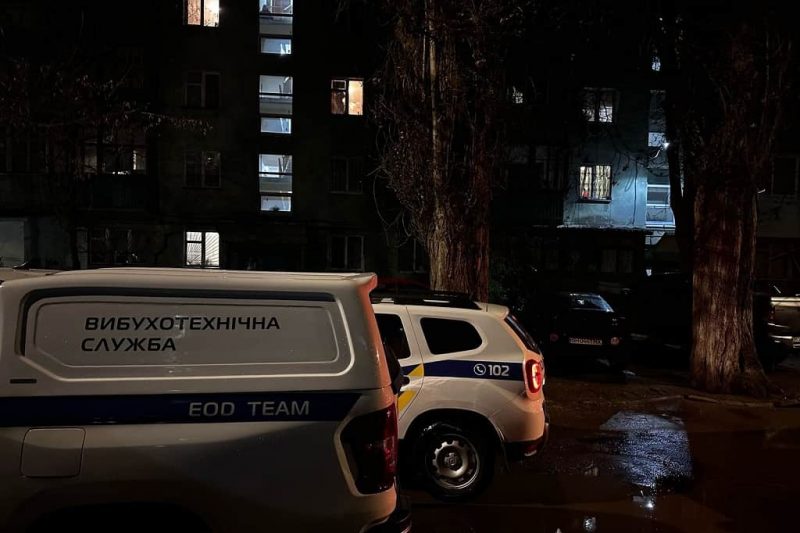 Взрыв гранаты в Одессе