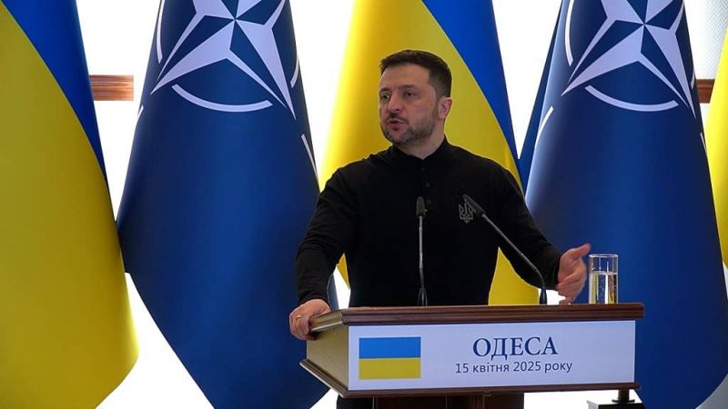 Зеленский в Одессе, 15 апреля 2024