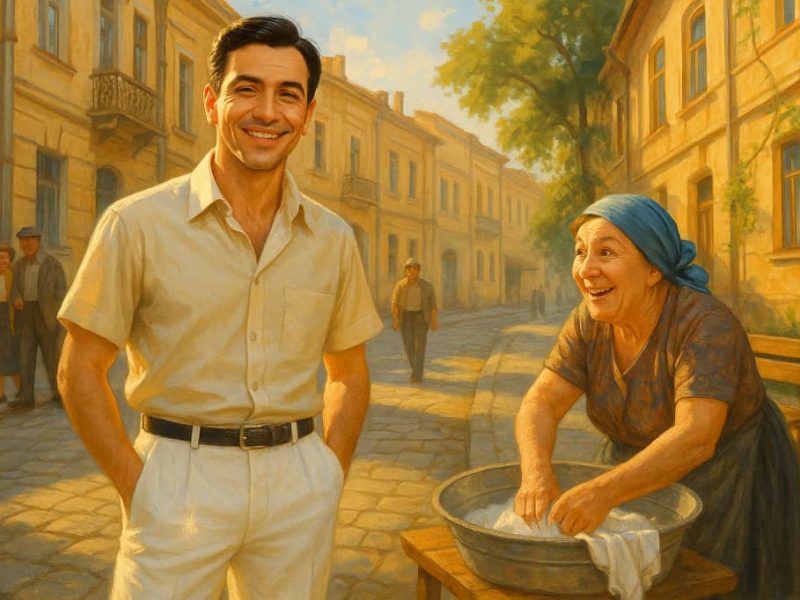 Одессит в белых брюках и его мама