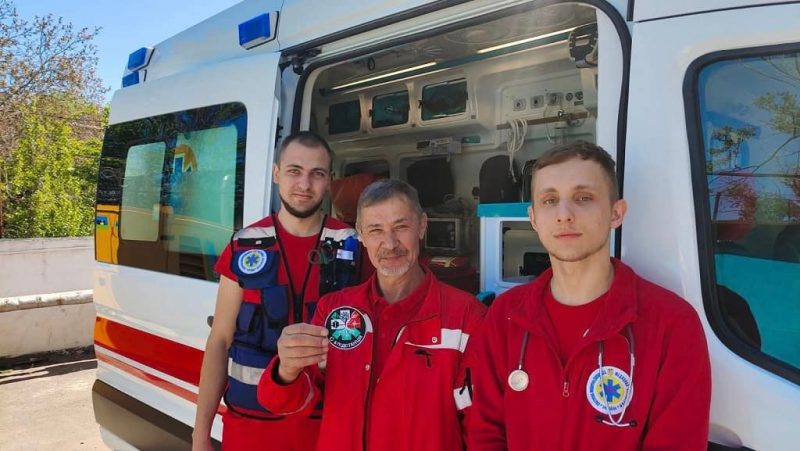 Бригада медиков Одесского областного центра экстренной медицинской помощи и медицины катастроф