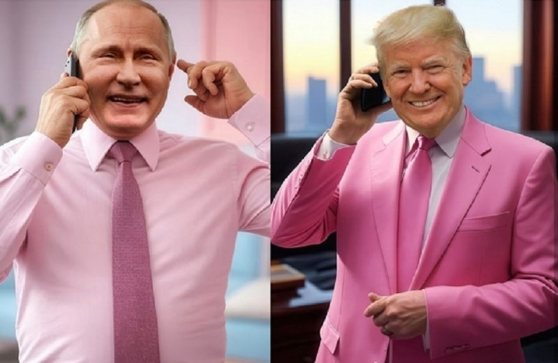 путин и Трамп: телефонный разговор, мемы и шутки