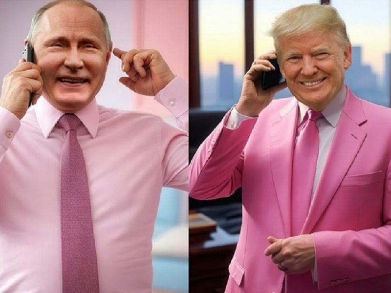 путин и Трамп: телефонный разговор, мемы и шутки