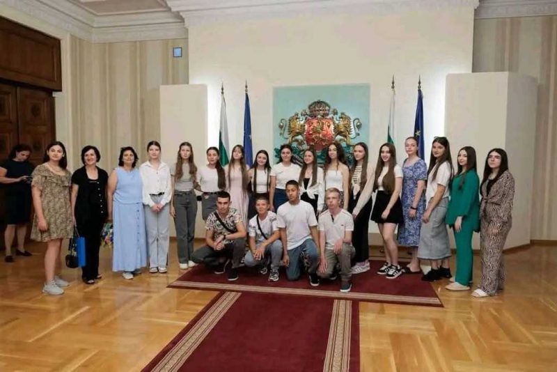 в гербовом зале Болгария
