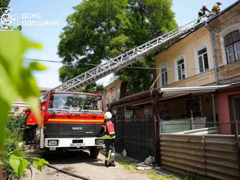 Пожар на одесской Молдаванке, 12 июня 2025