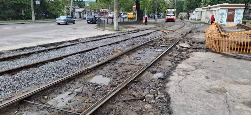 ремонт перехрестя проспекту Князя Володимира Великого та вул. Академіка Заболотного