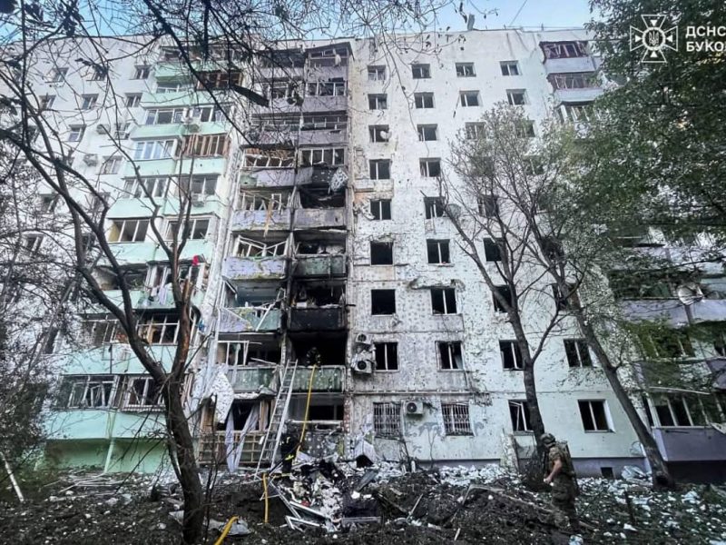 Последствия удара по Луцку, 12 июля 2025