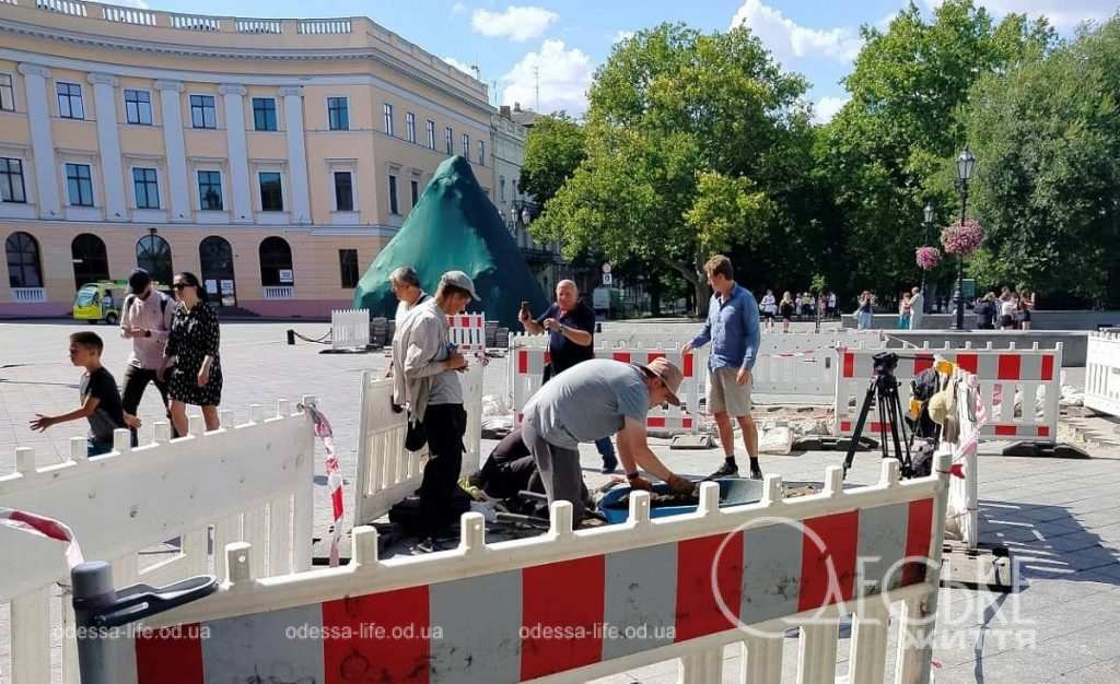 Раскопки на Приморском бульваре в Одессе завершены