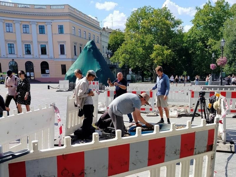 Раскопки на Приморском бульваре в Одессе завершены