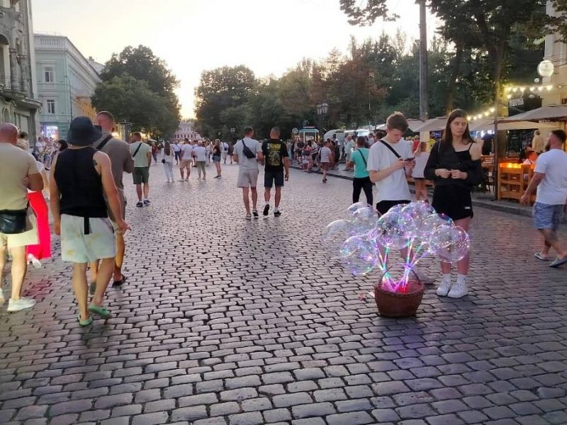 Фото дня: вечерняя Дерибасовская