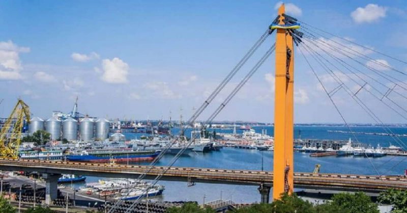 Транспортная эстакада Одесского морского порта
