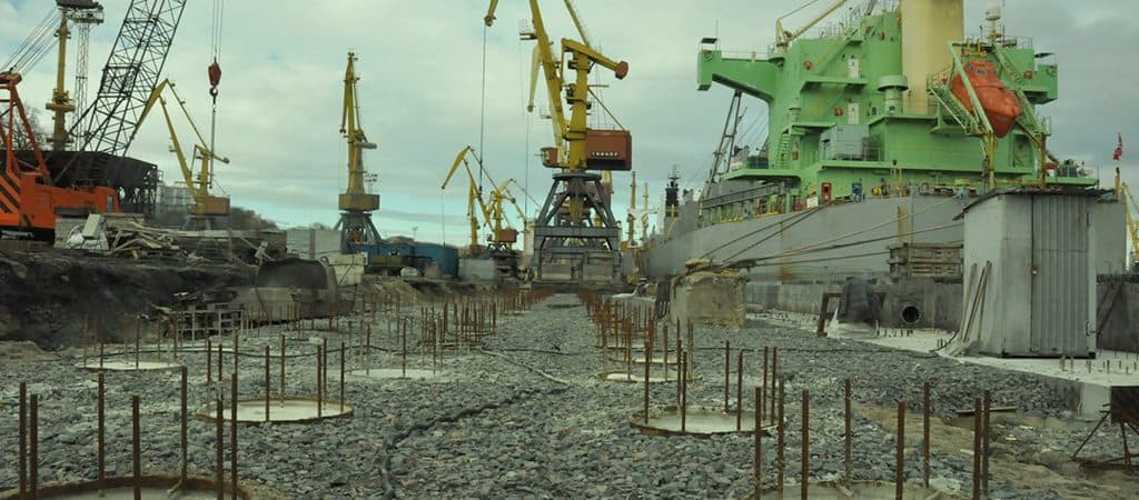 реконструкция причала №7 Одесского порта