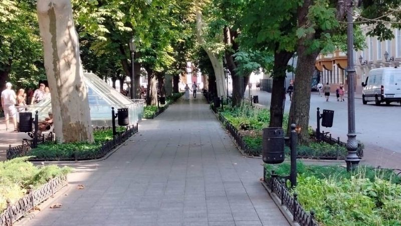 Одесский Приморский бульвар летом