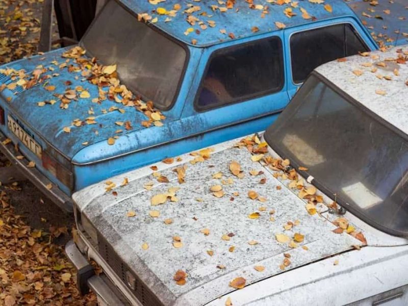 брошенное авто
