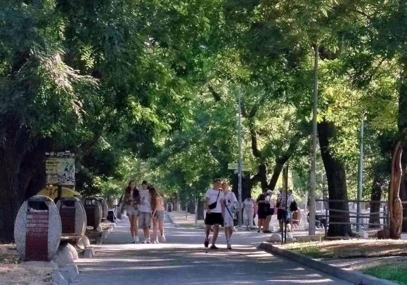В парке Шевченко
