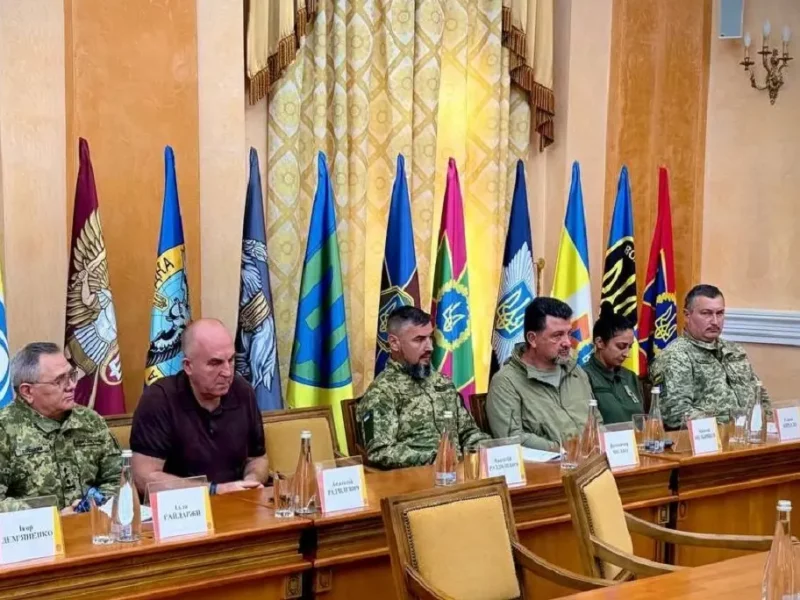 Военные на сессии Одесского горсовета