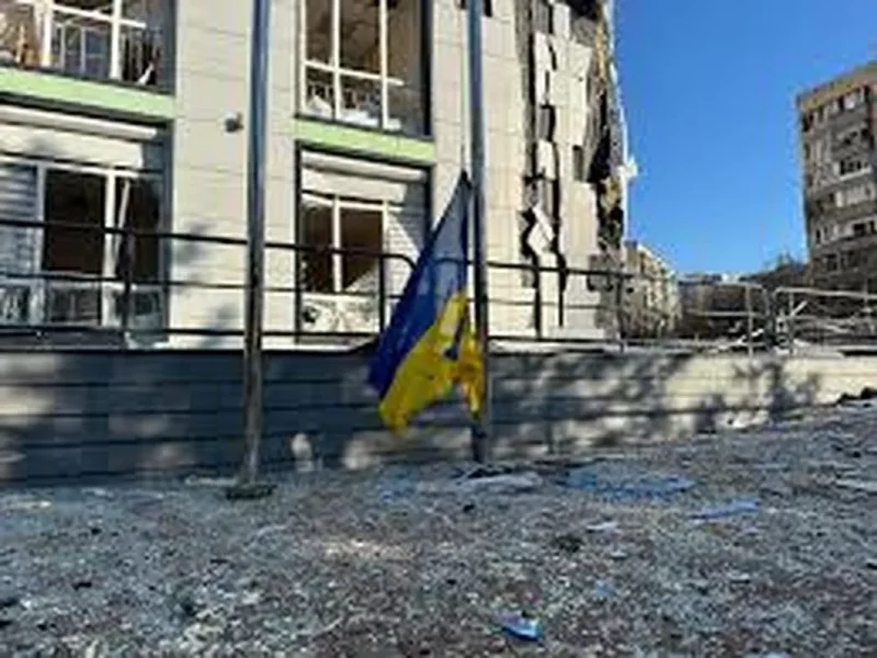 поликлиника в Одессе после атаки