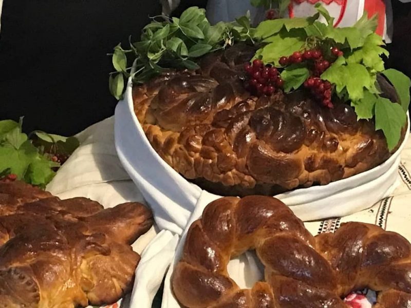 Як у селі Борсуки в музеї випікали коровай