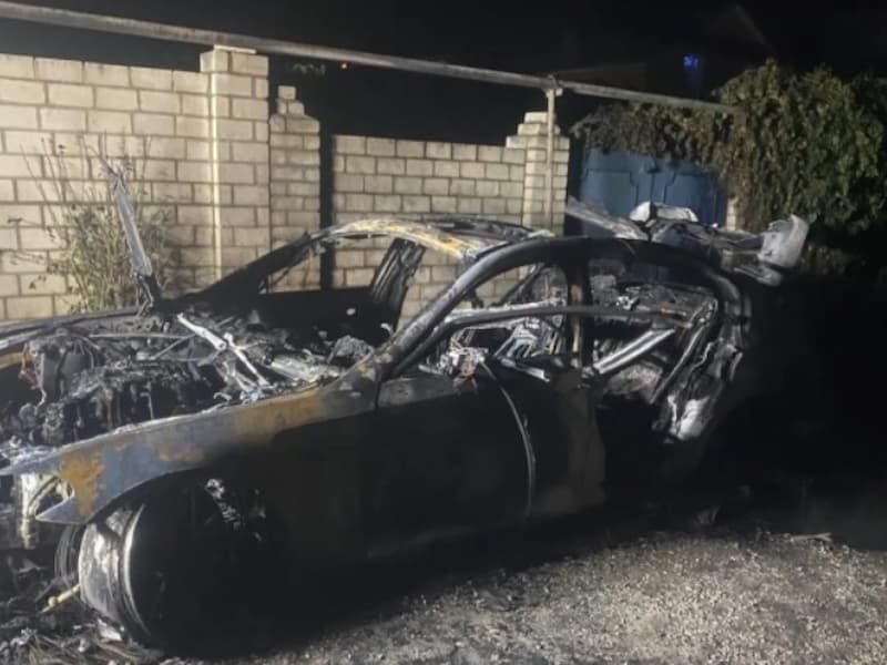 поджог авто