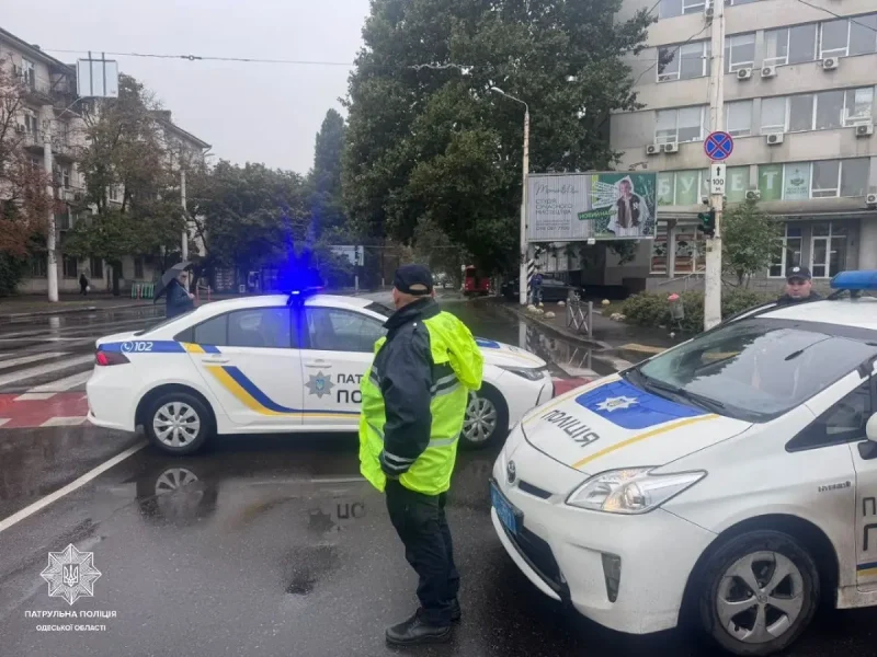 В Одессе перекрыли часть дороги из-за аварийного дерева (фото)