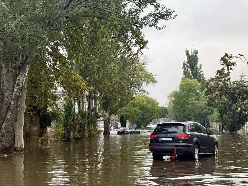 Стихийное бедствие в Одессе