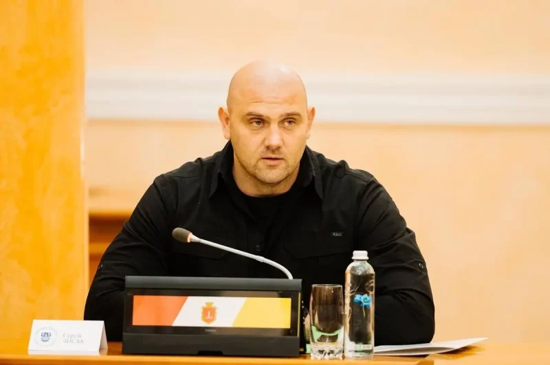 Сергей Лысак на представлении в Одессе