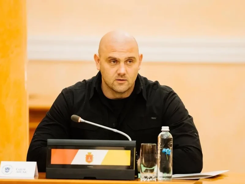 Сергей Лысак на представлении в Одессе
