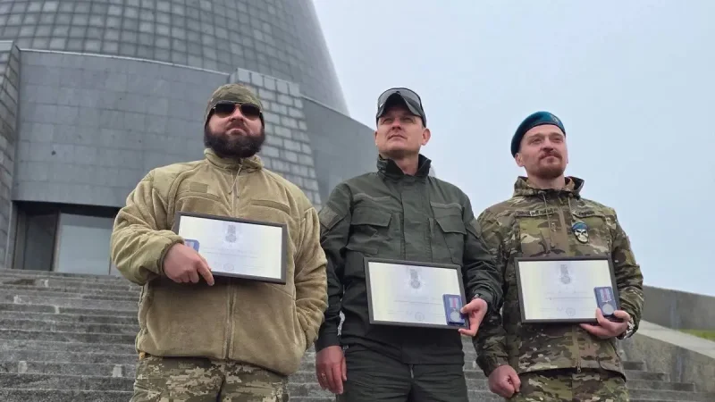 Одесские ветераны получили награды Президента «За оборону Украины»