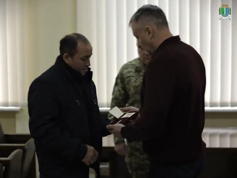 Отец погибшего Андрея Пержу получил орден «За мужество» II степени, присуждённый сыну посмертно