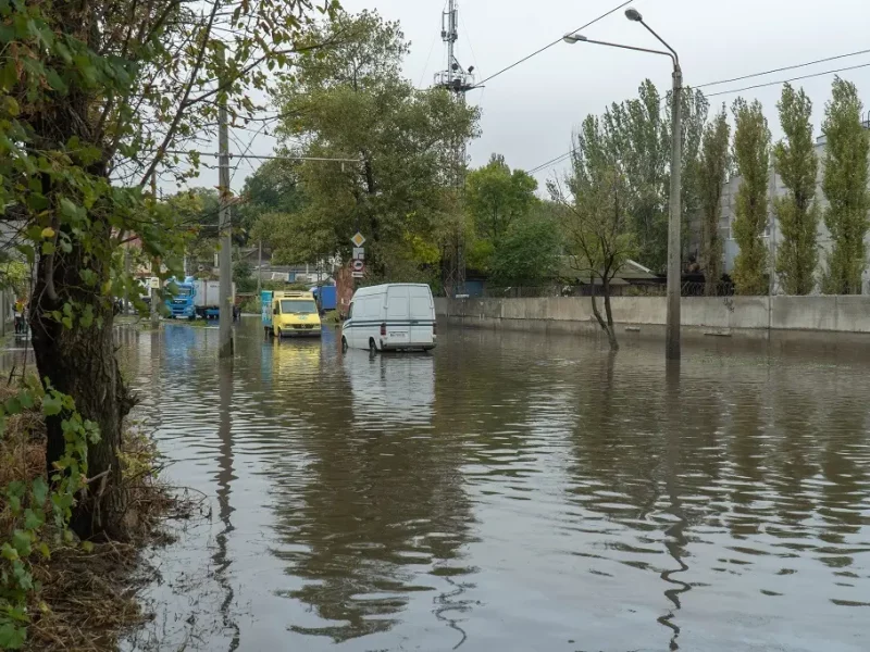Одесса после мощного ливня