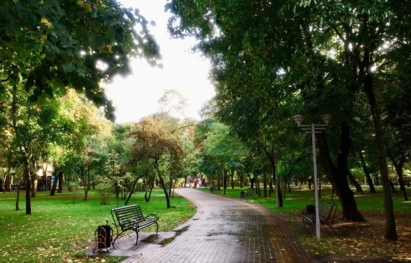 Осенний парк в Одессе