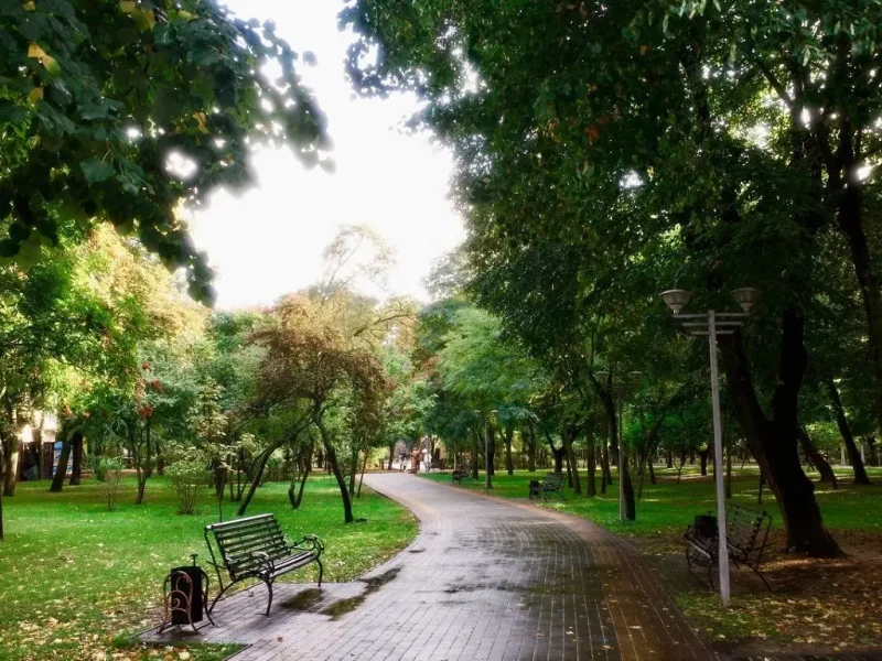 Осенний парк в Одессе