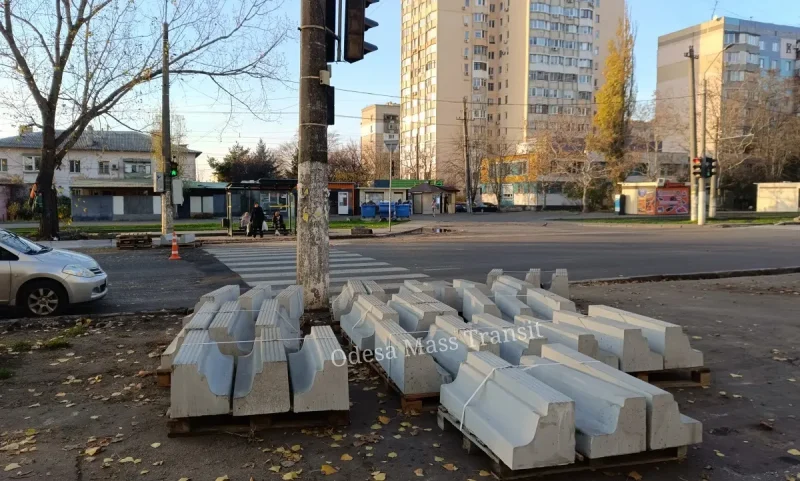 В Одессе начали внедрять кассельские бордюры