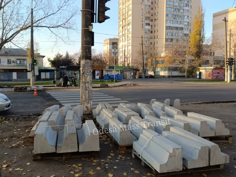 В Одессе начали внедрять кассельские бордюры
