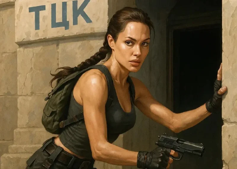 Как Анджелина Джоли в ТЦК сходила