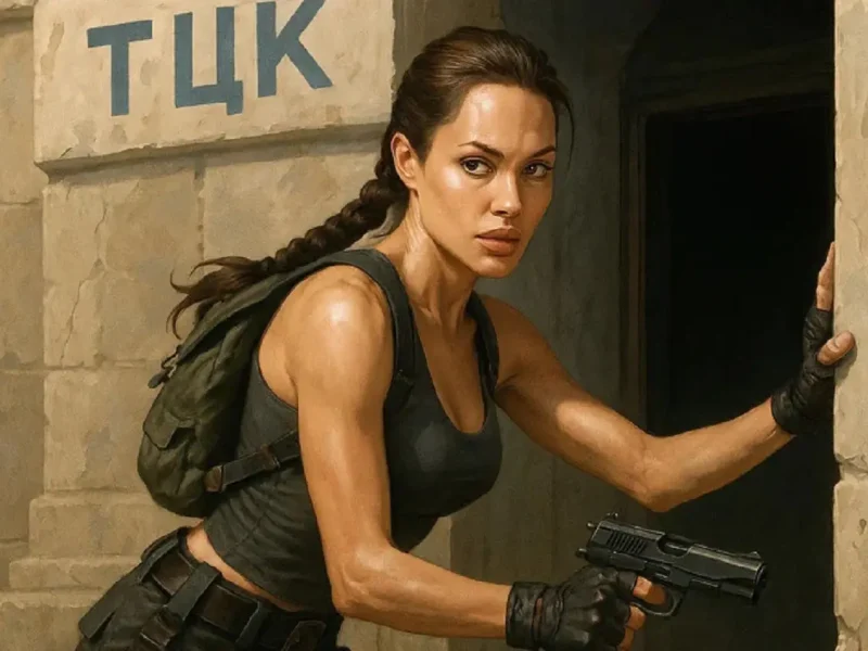 Как Анджелина Джоли в ТЦК сходила