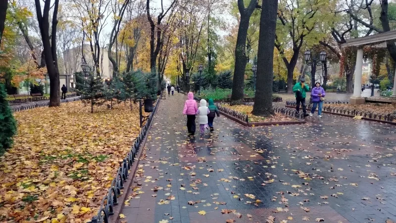 Осень в Горсаду Одессы