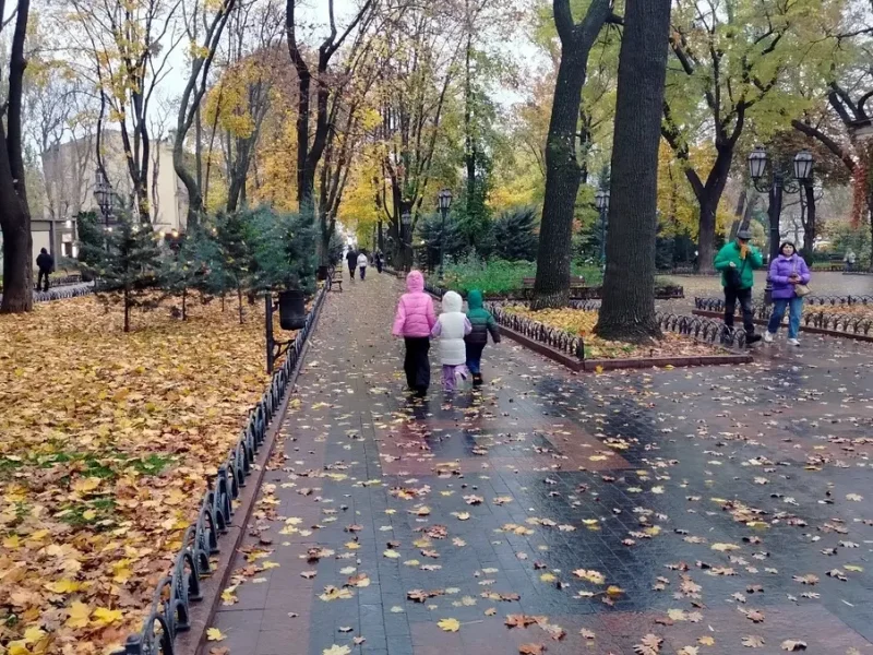Осень в Горсаду Одессы