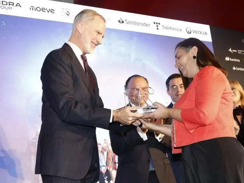 Король Испании Филипп VI вручил награду Оксане Бровко