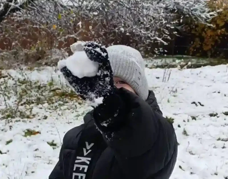 Перший сніг у Любашівці